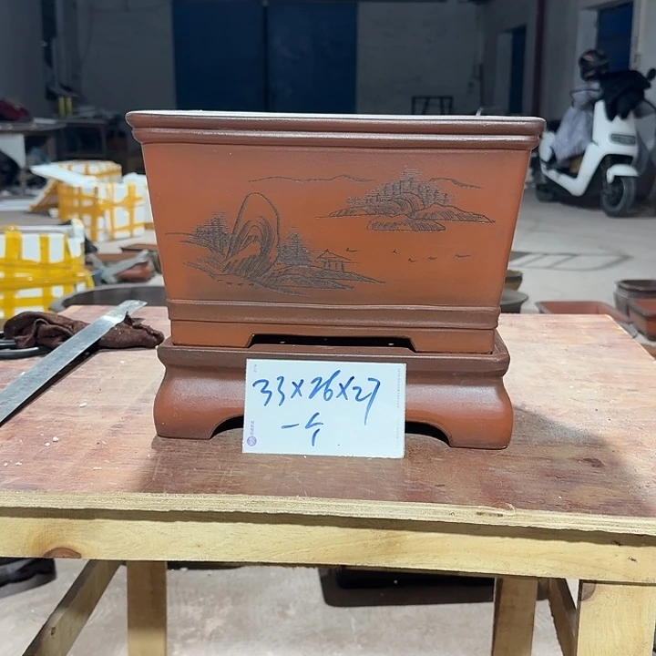 紫砂花盆紫砂花盆