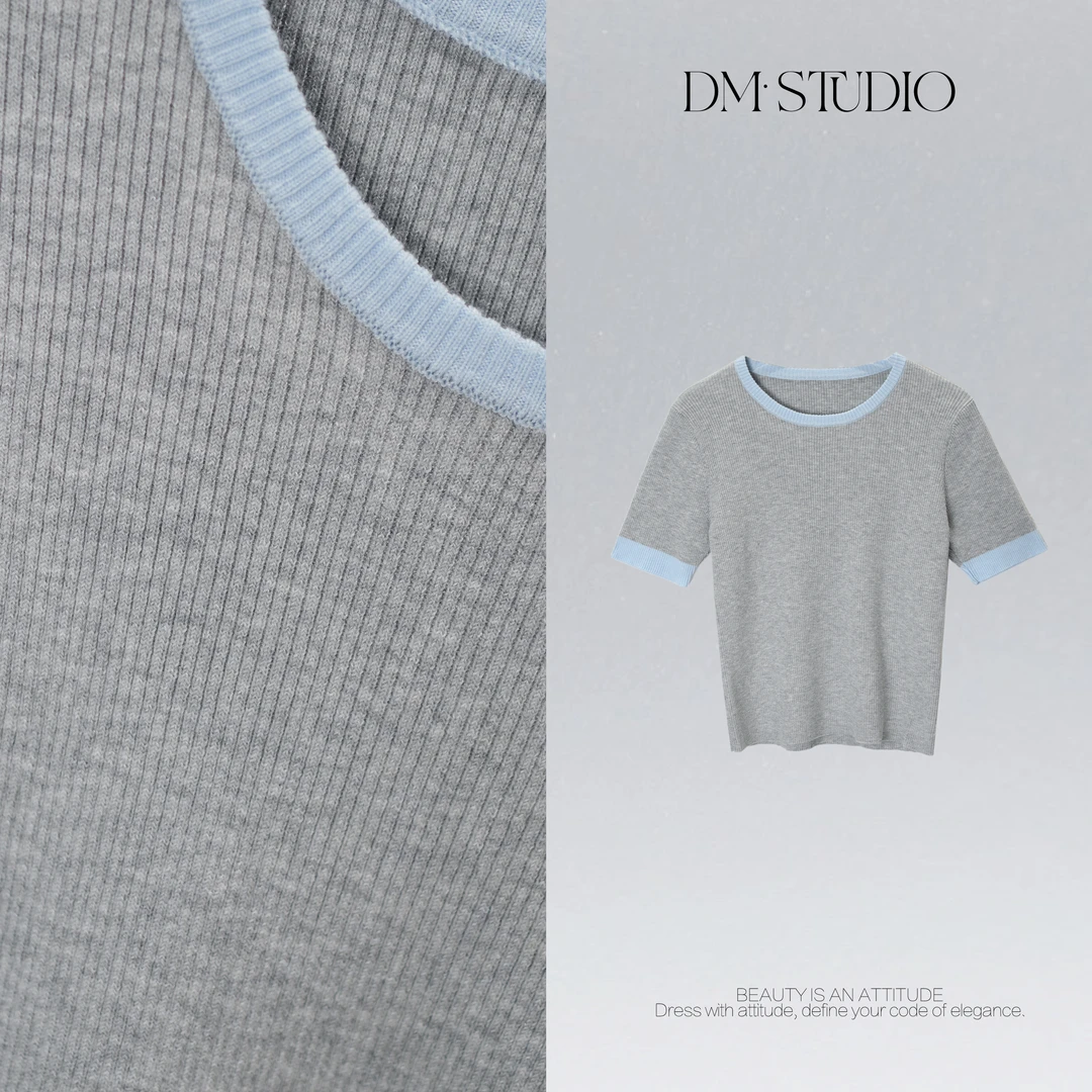 DEDM•STUDIO/气质慵懒减龄百搭显瘦圆领针织衫2509ZZS/30856