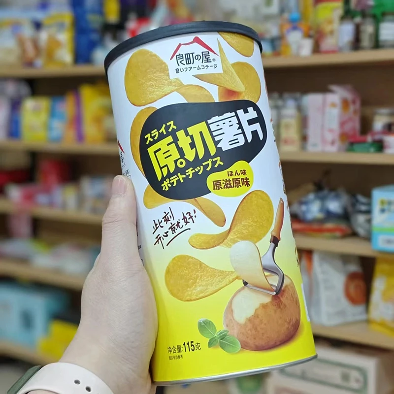 【良仓自营】9月之后到期】良町屋原切薯片115g