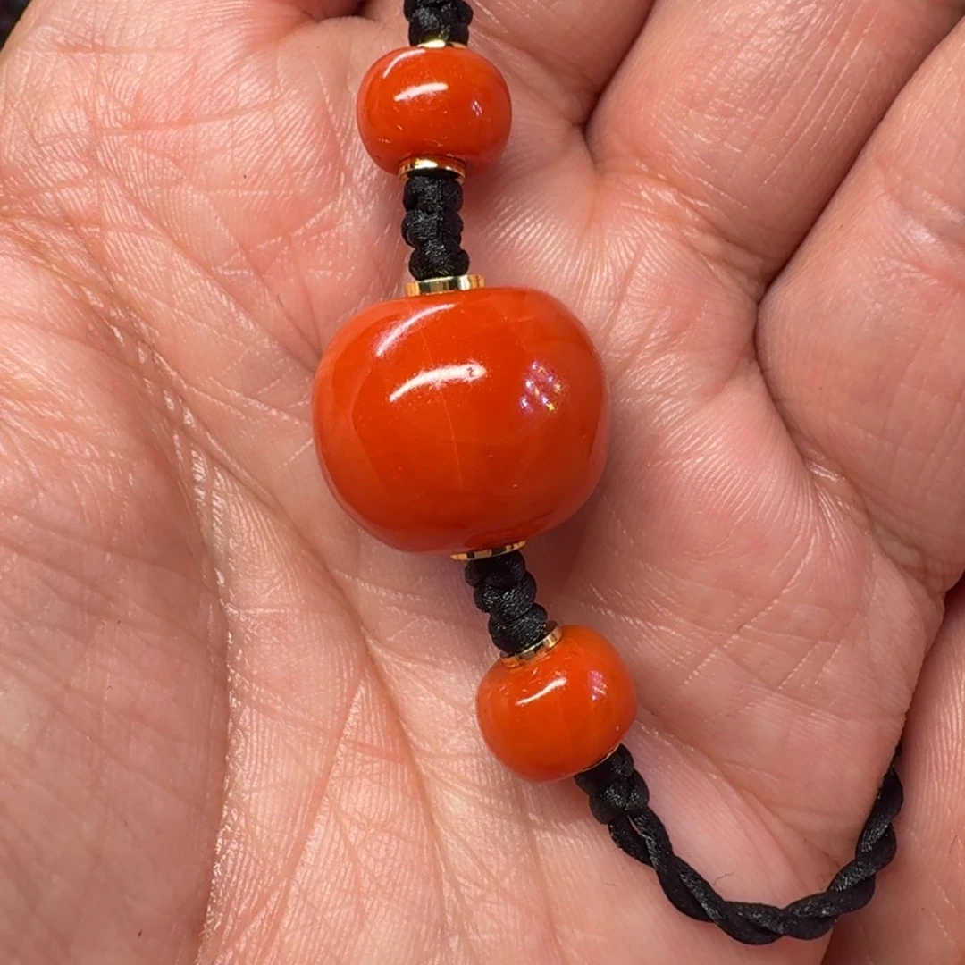 南红玛瑙未镶嵌颈饰