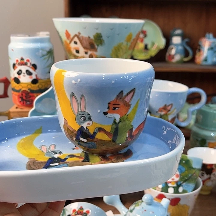 陶霜景德镇釉下手绘陶瓷