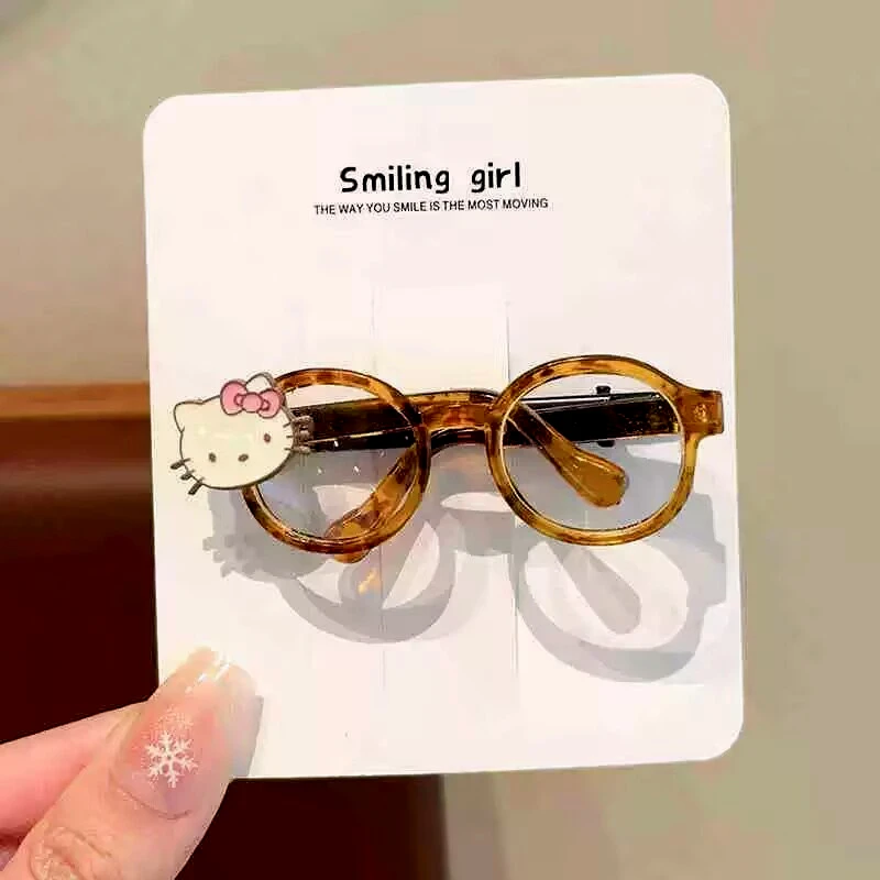 笑脸眼镜！【拍1发2】设计感发夹女侧边夹子发卡发饰前额碎发刘海夹