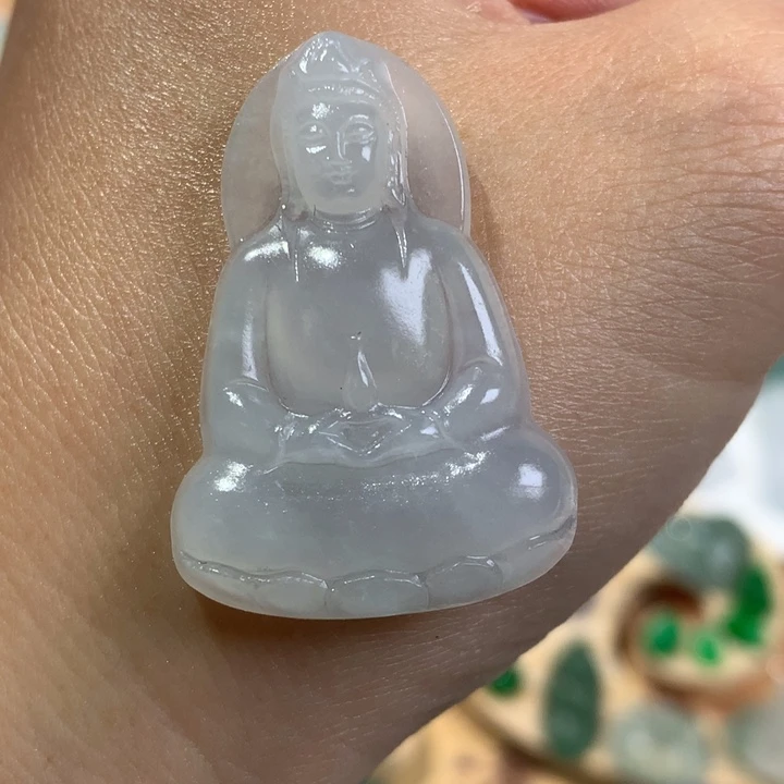 未镶嵌定制翡翠观音