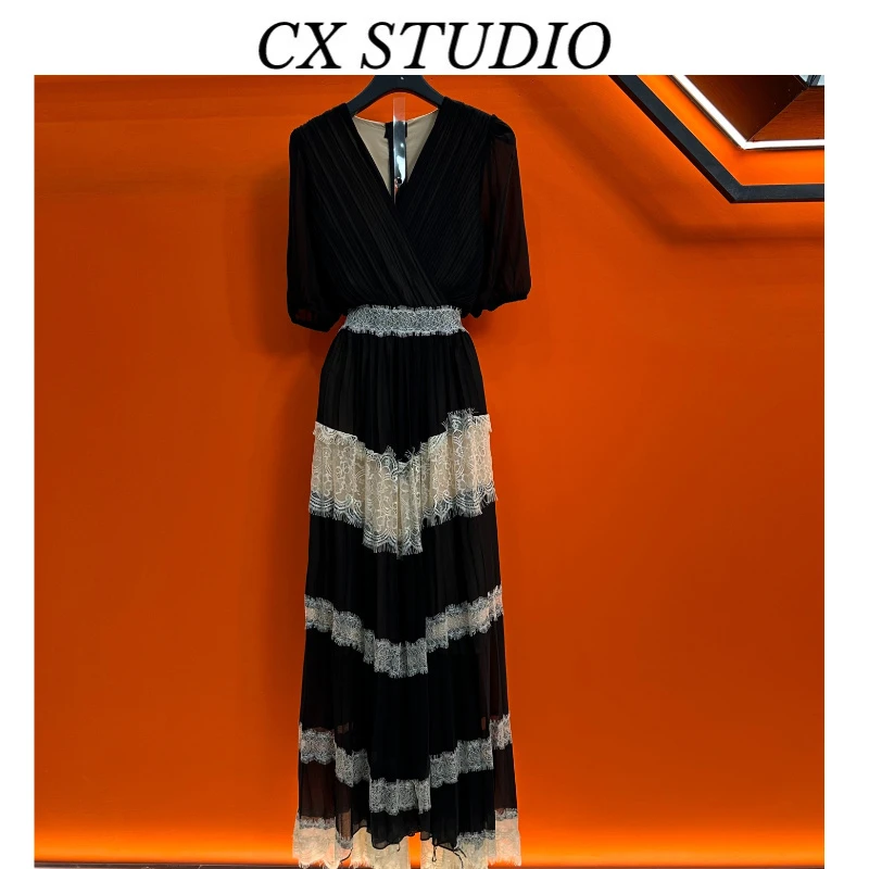 QC[XH]编码41 经典收腰轻奢时尚夏季连衣裙（定制女装）TG648