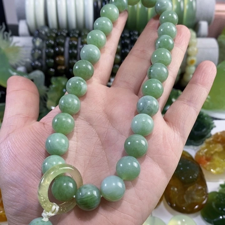 未镶嵌岫玉手持手持