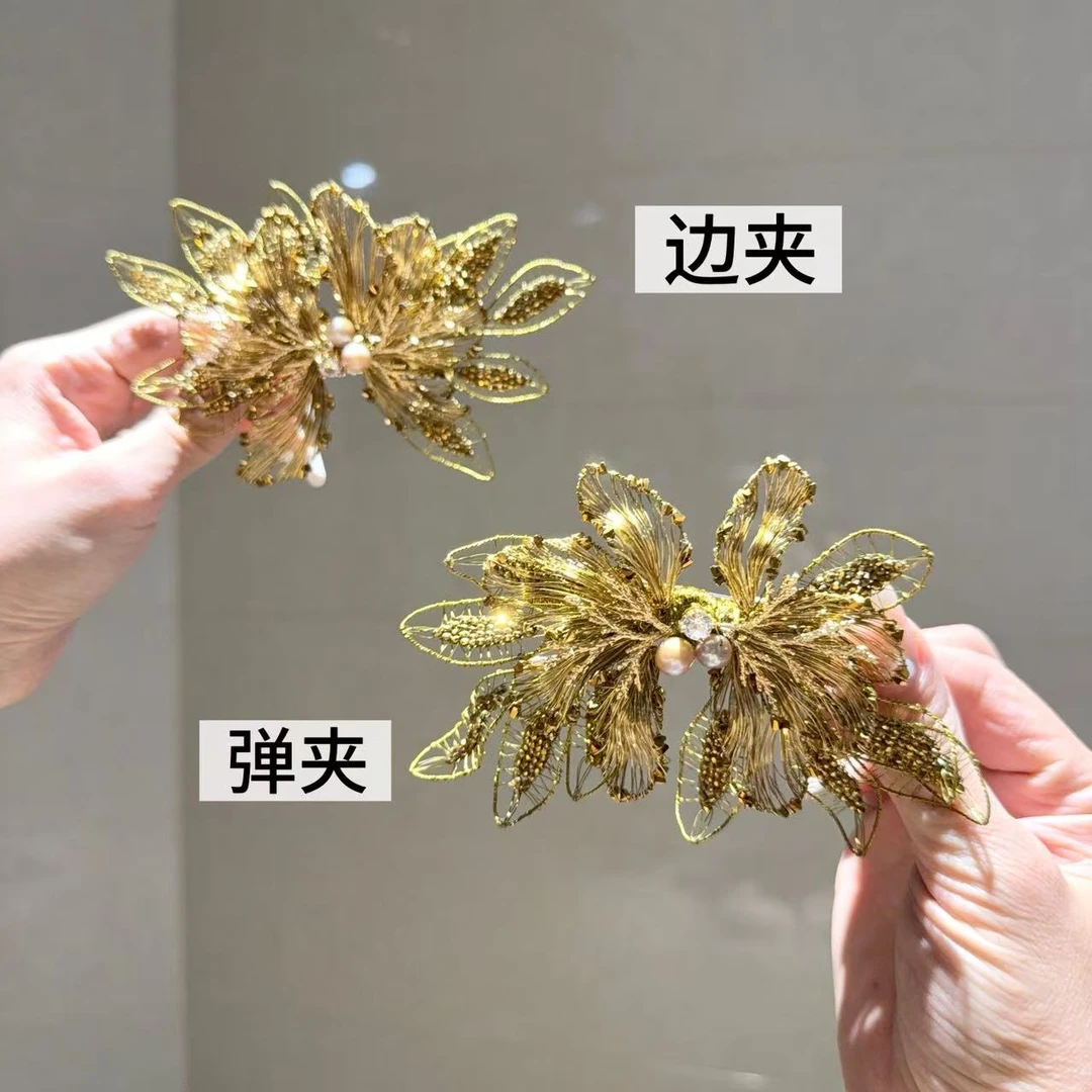 【莫奈海之星】天使之翼系列边夹弹簧夹小众设计气质高级感日常款
