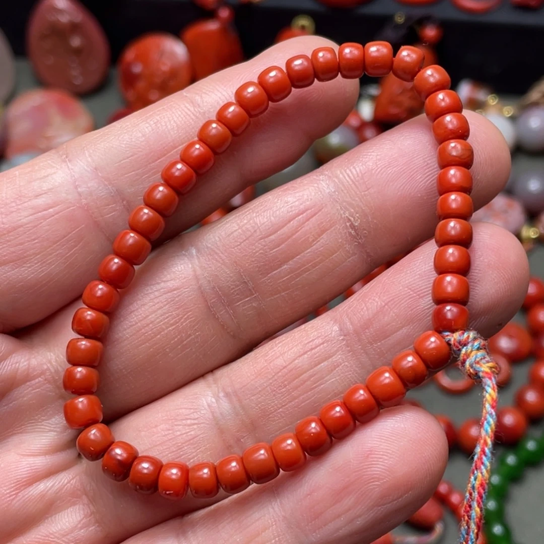 南红玛瑙未镶嵌颈饰