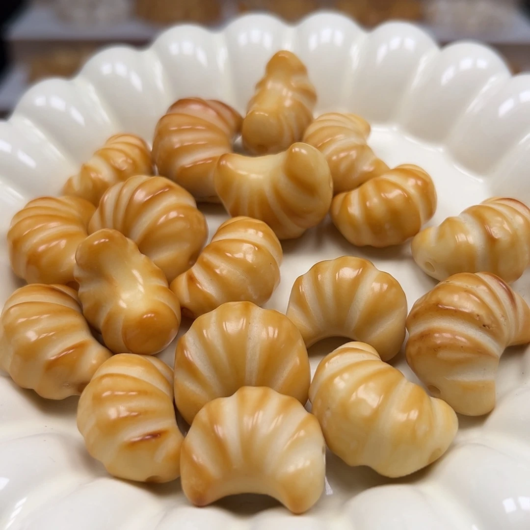 手串菩提根/象牙果瑕疵炭烤可颂10颗