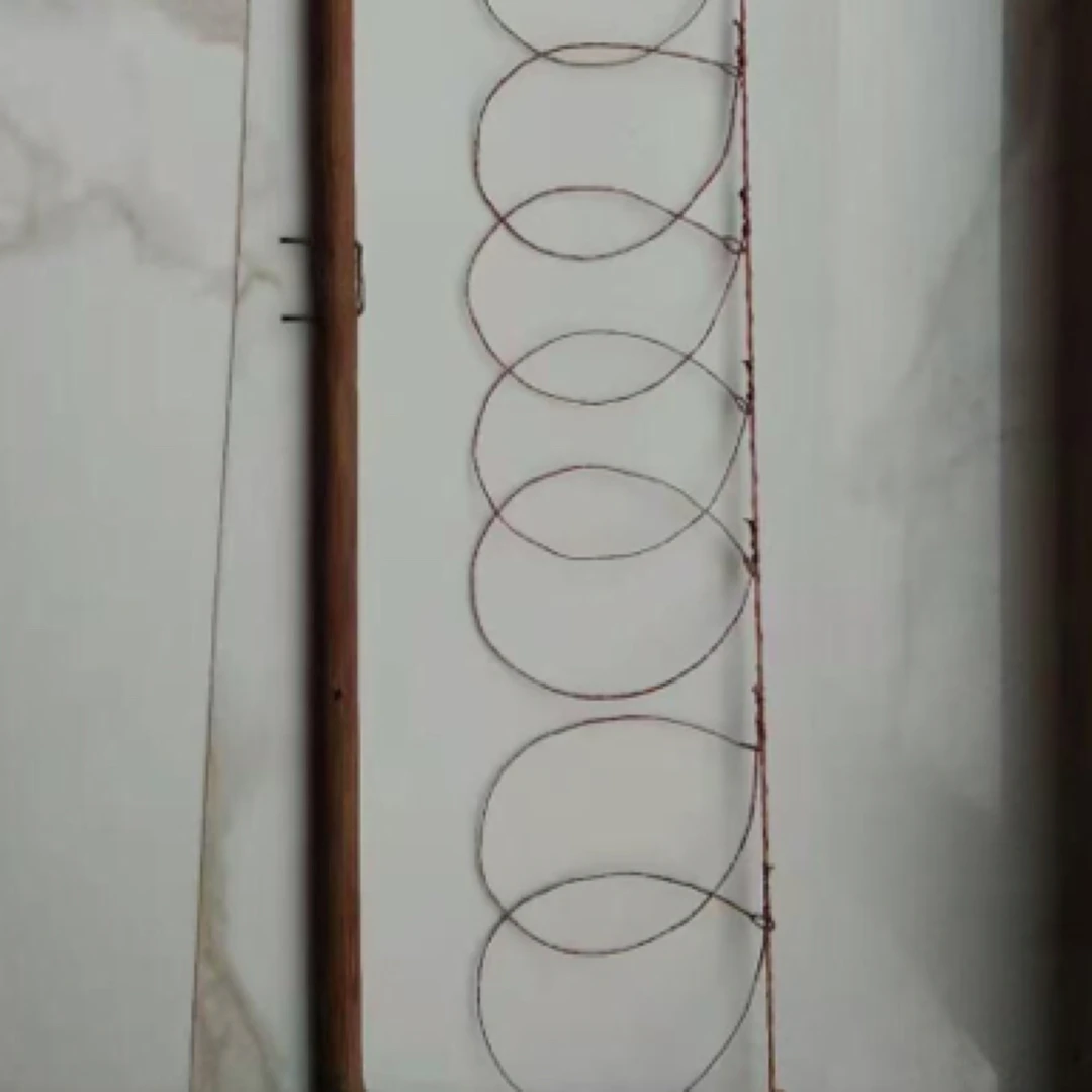 户外手工编织马尾画架带地插适合养殖垂钓使用