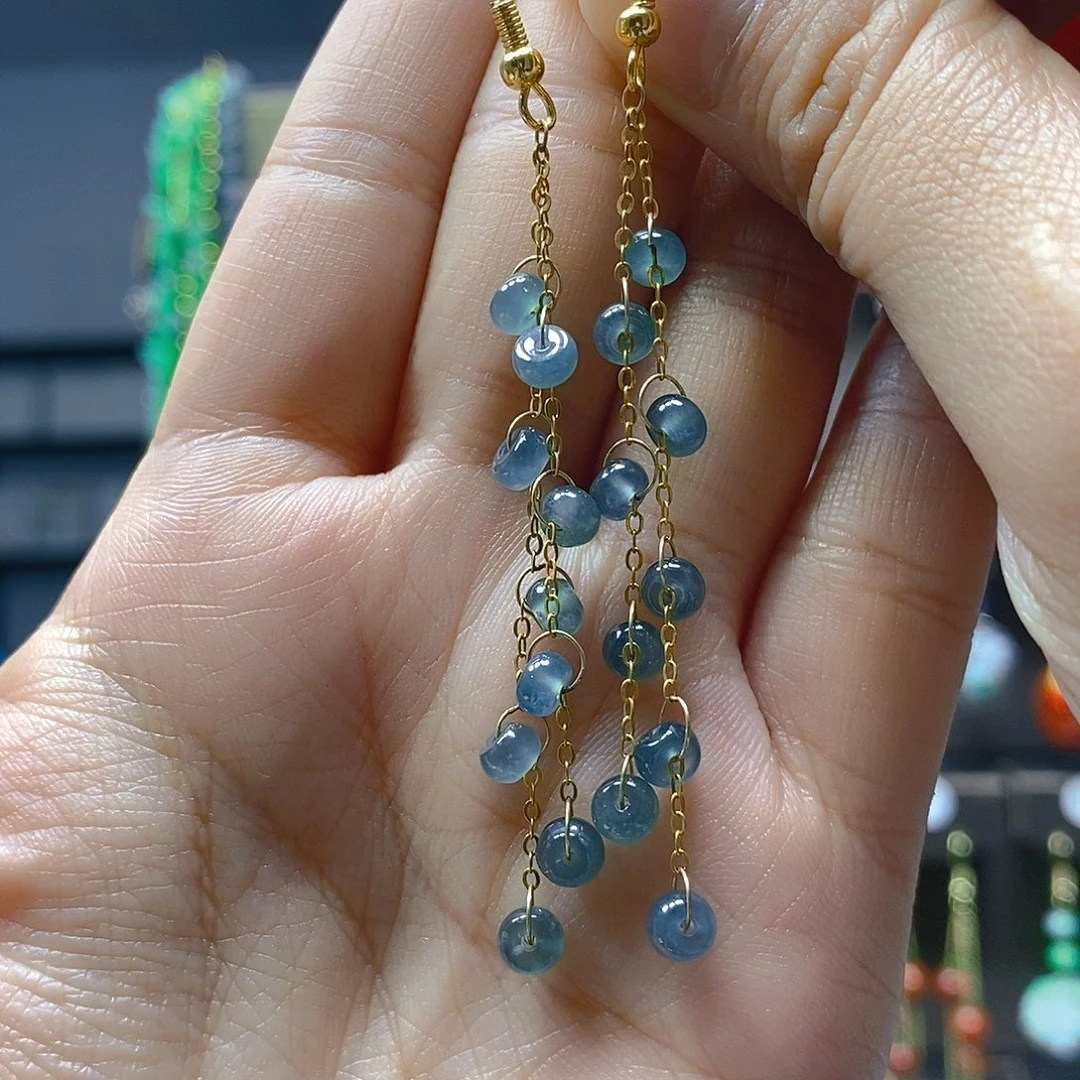 未镶嵌翡翠耳饰翡翠