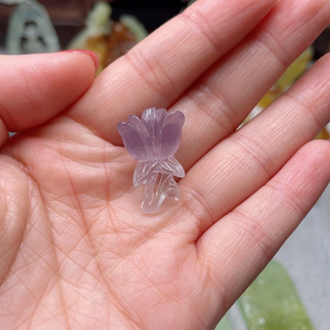 蛇纹石玉颈饰未镶嵌冰*