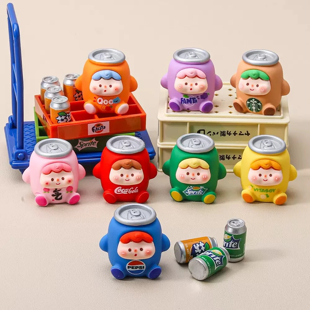 【九宫格】易拉罐崽崽 卡通小摆件默认微瑕