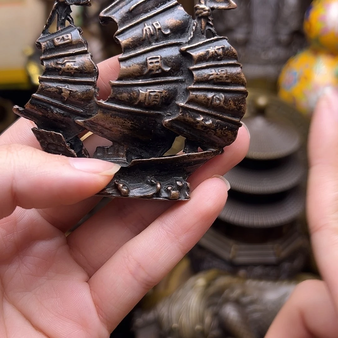 铜器摆件老王直播间