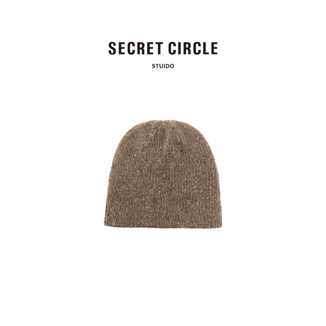 SECRET CIRCLE·秘社 圆顶时尚复古针织帽C2306
