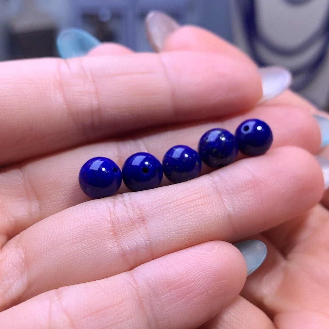 未镶嵌青金石8m深色5颗