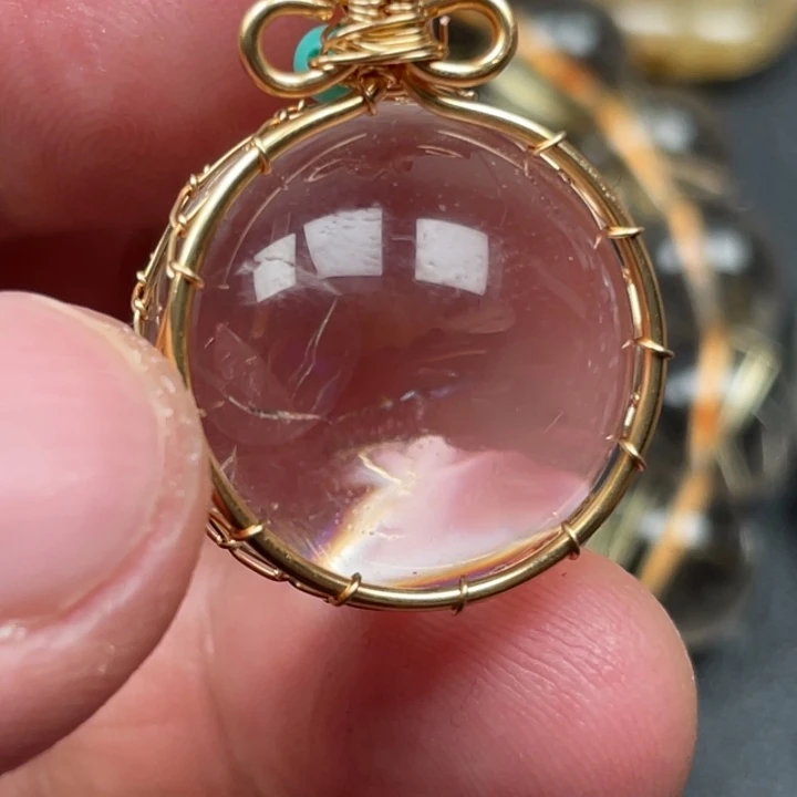 水晶吊坠(不含链)未镶嵌s****o