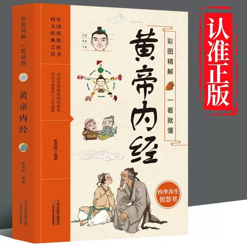 彩图精解一看就懂黄帝内经人体经络穴位图养生保健中医入门
