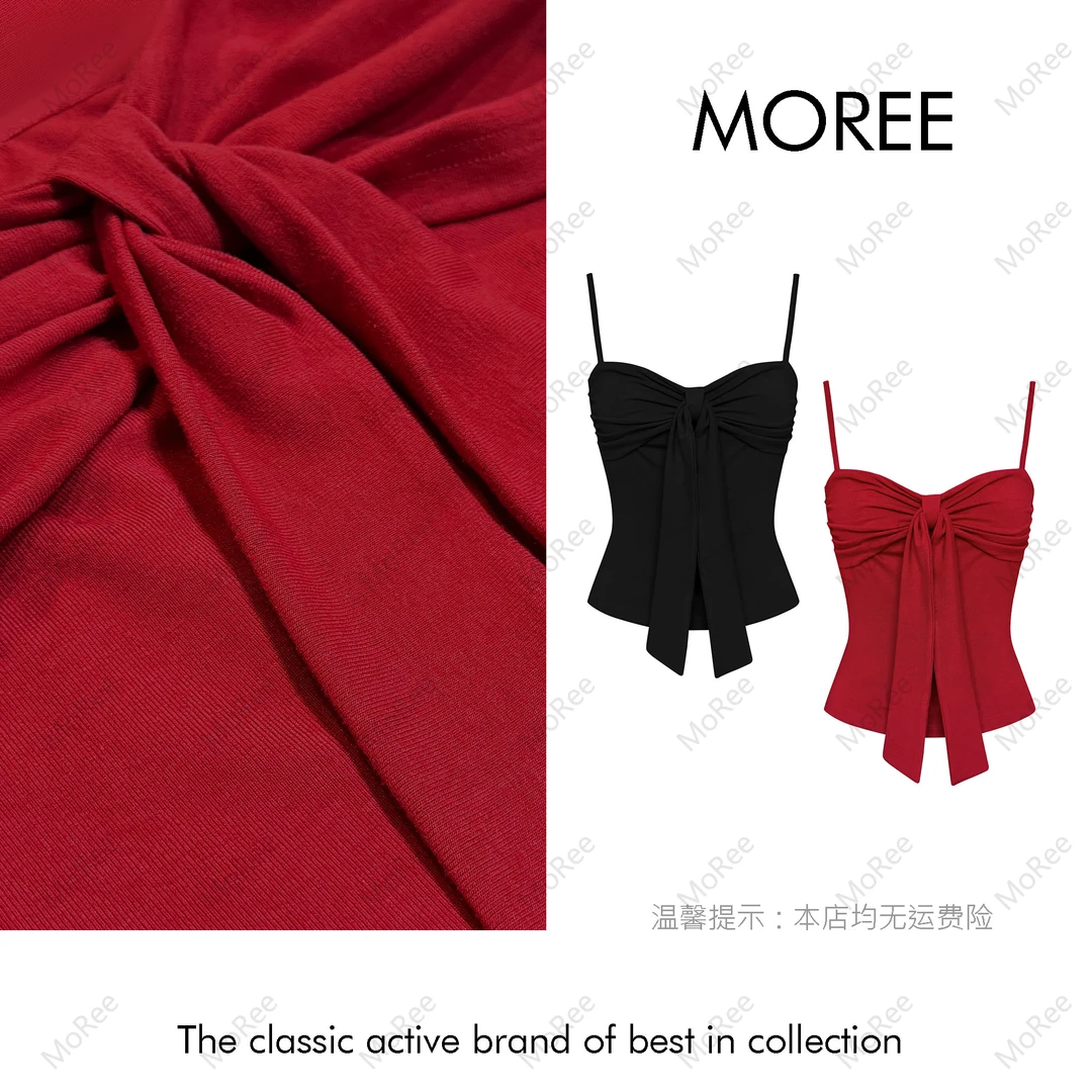 【MOREE】vous déplait设计感吊带背心上衣-F8303