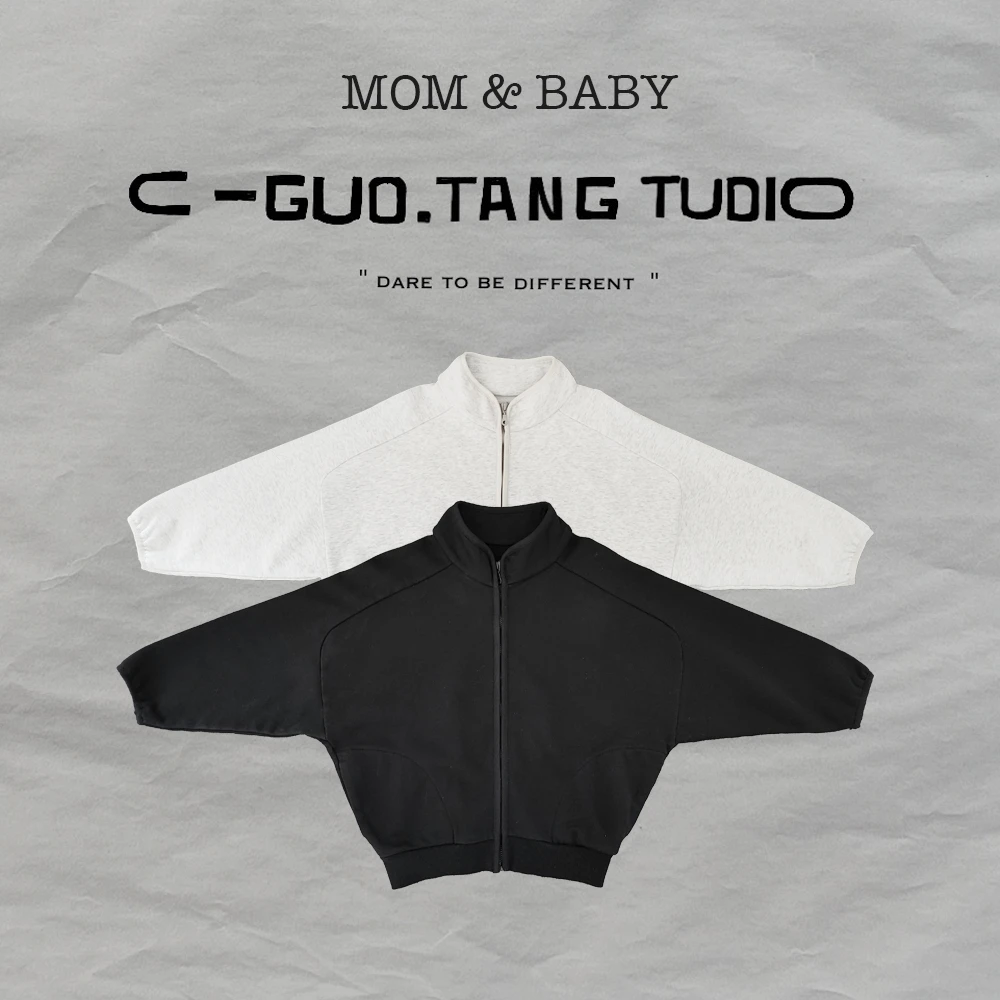 C-Guo.Tang Studio亲子全棉舒适高品运动户外春款外儿童外套纯色