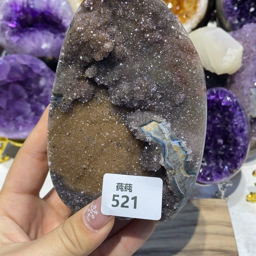 未镶嵌紫晶大型摆件（非配饰）多色砂糖