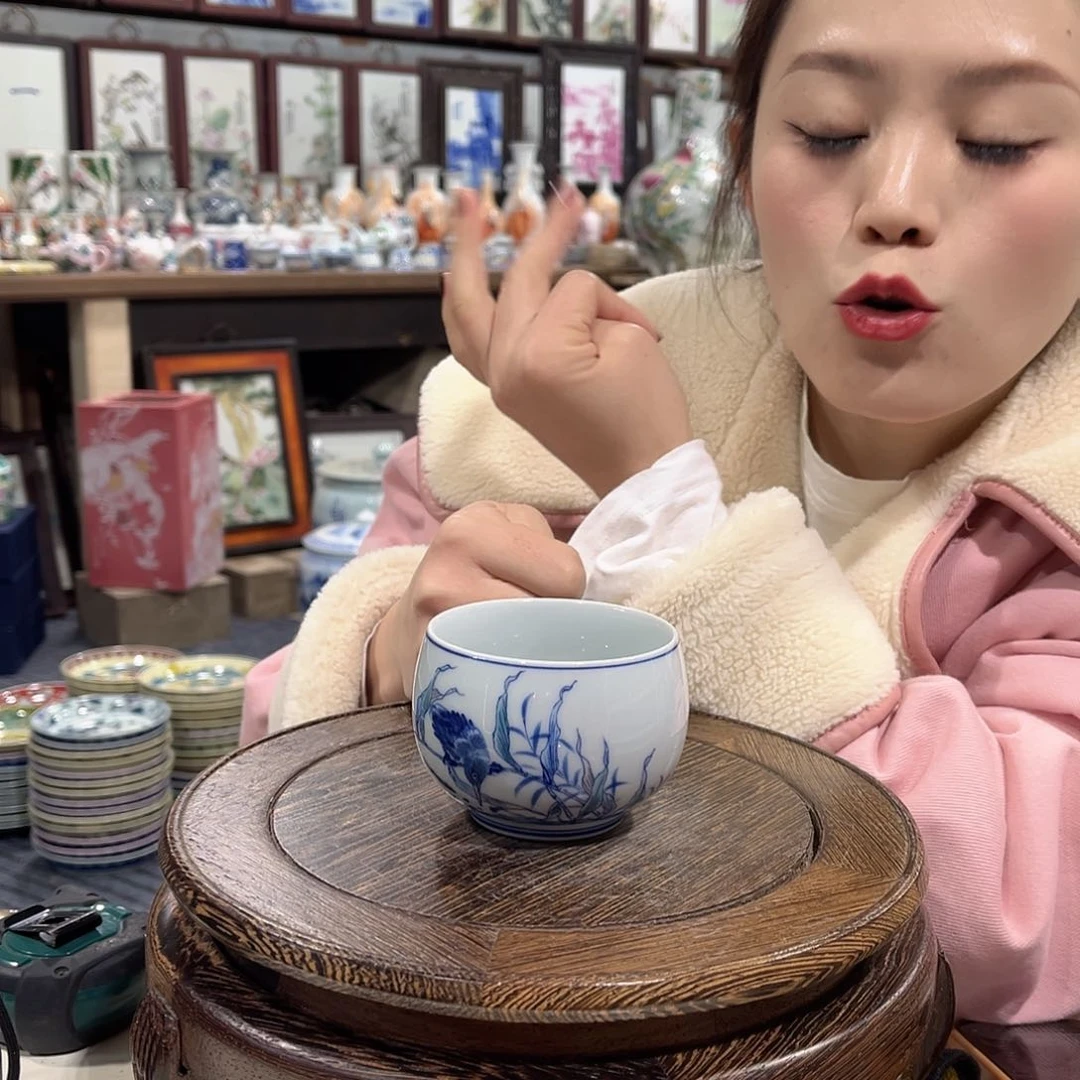 摆件陶瓷///////景德镇陶瓷瓷器。杯。