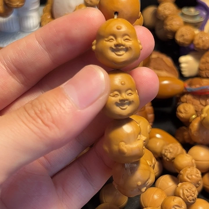 橄榄核手串/手链十分开心