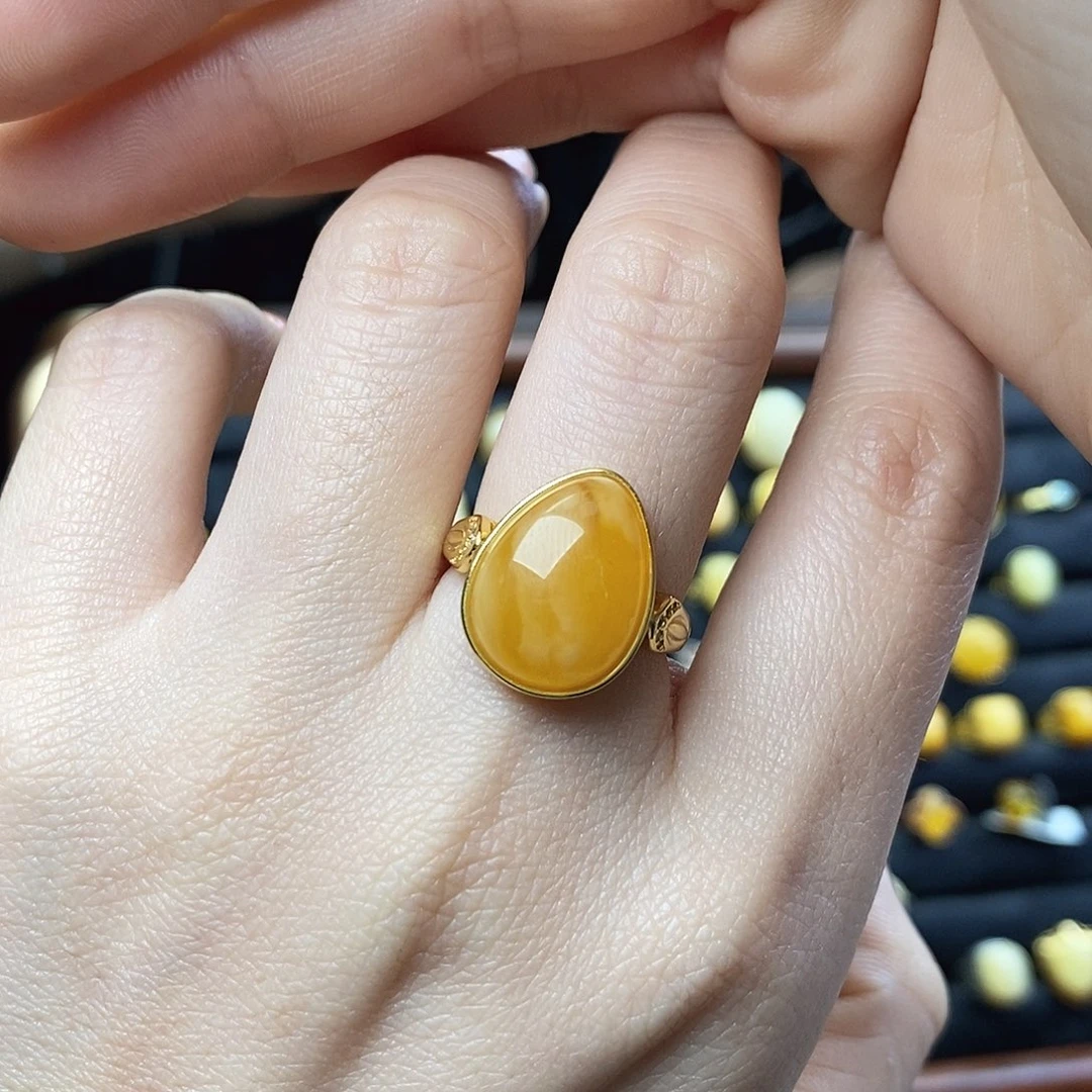 琥珀未镶嵌裸石成品