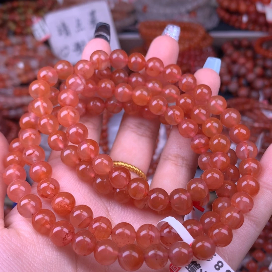 未镶嵌手链南红玛瑙10号