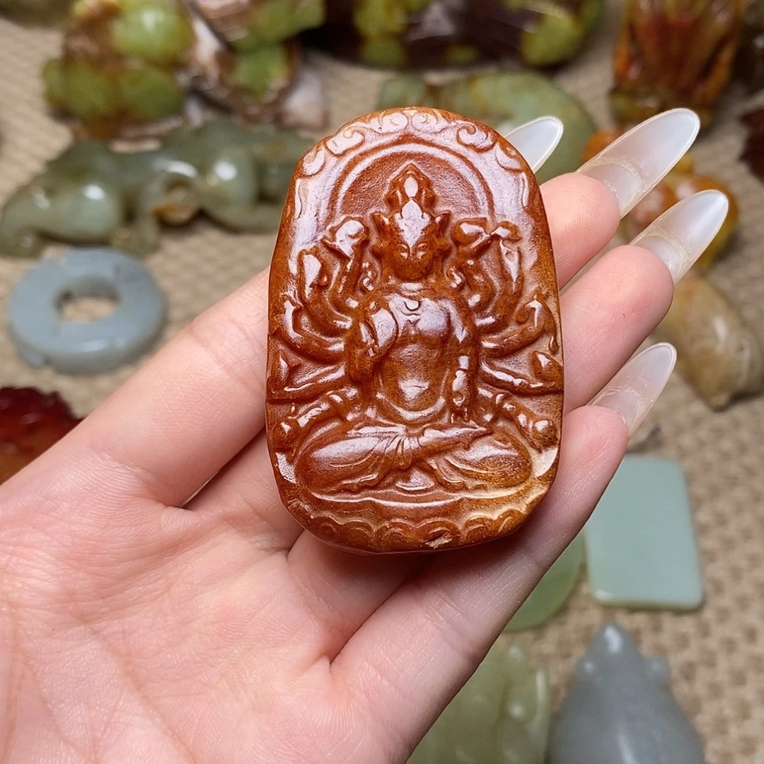 未镶嵌蛇纹石玉颈饰