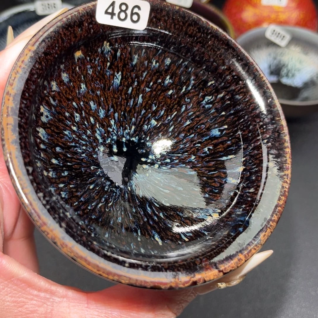 茶盏486 建盏单盏太好看了吧……