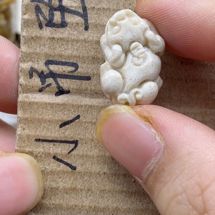 颈饰未镶嵌硅化珊瑚（珊瑚玉）￥****猫