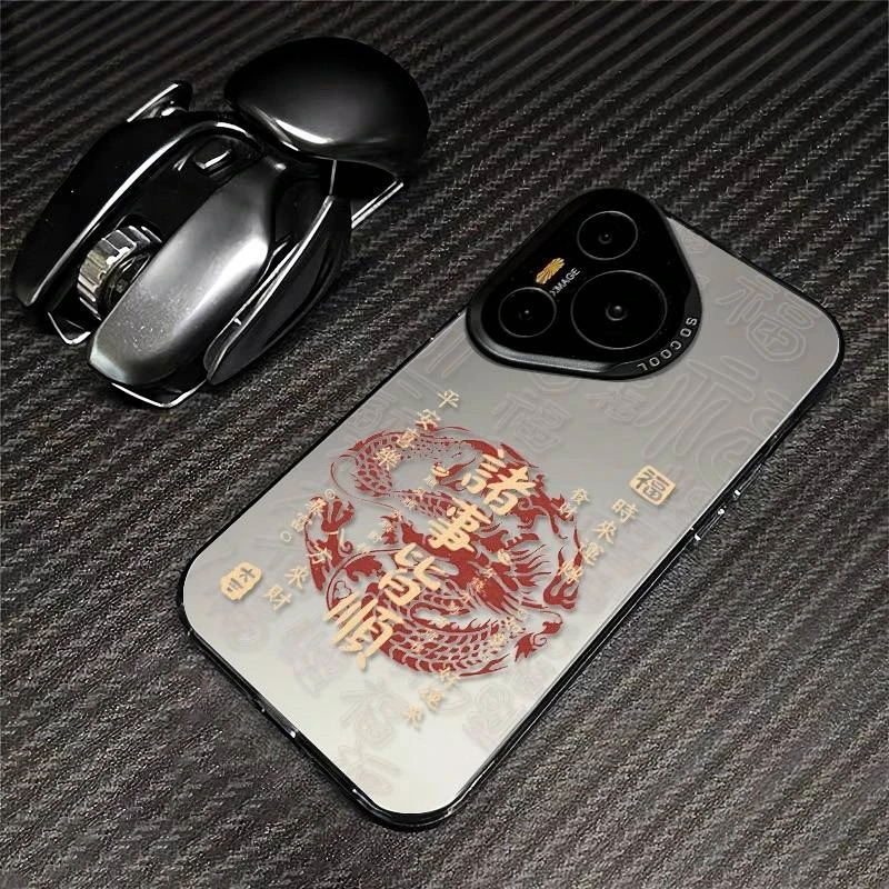 诸事皆顺适用华为pura70手机壳创意P70/60高级感磨砂50防摔保护套