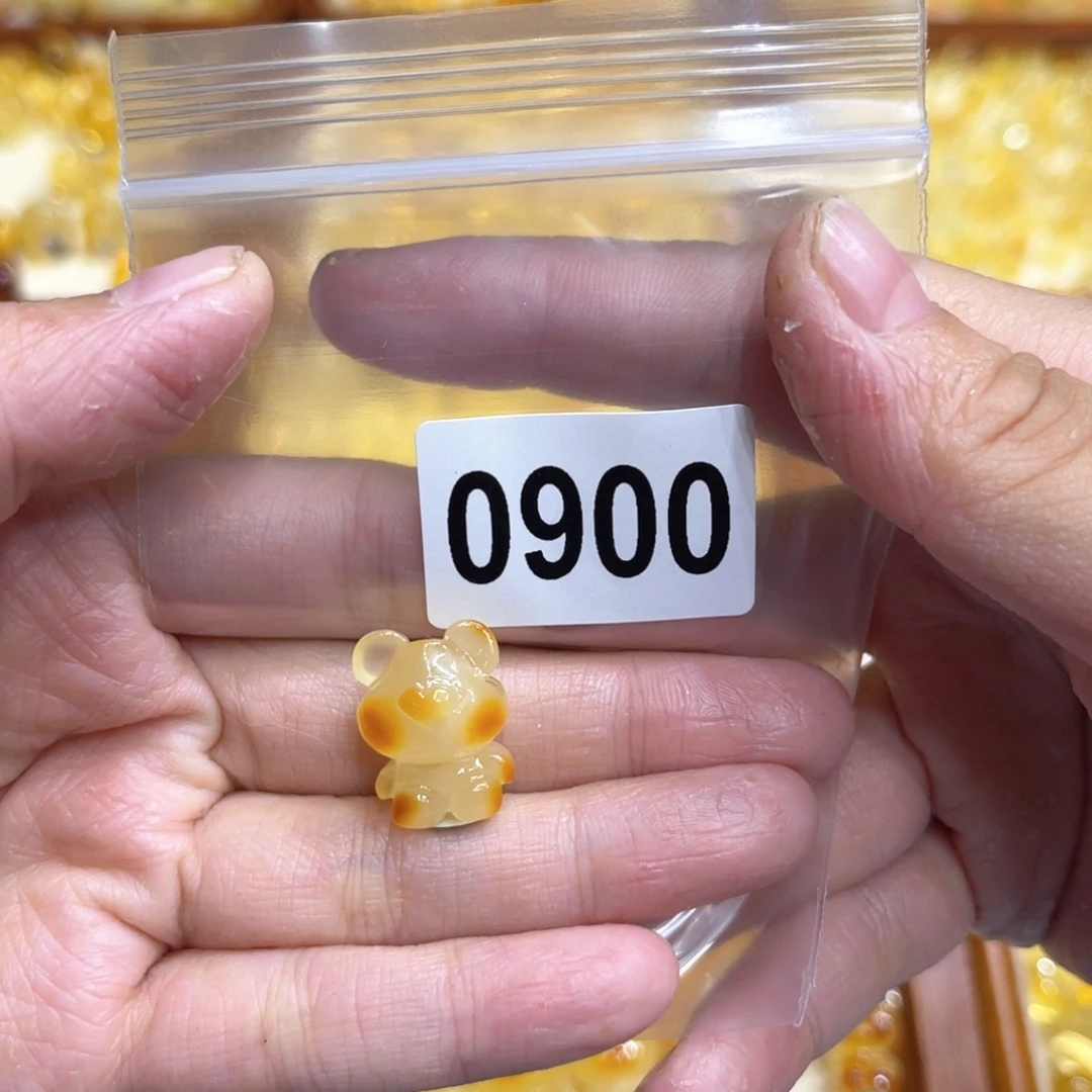 琥珀颈饰未镶嵌蜜蜡