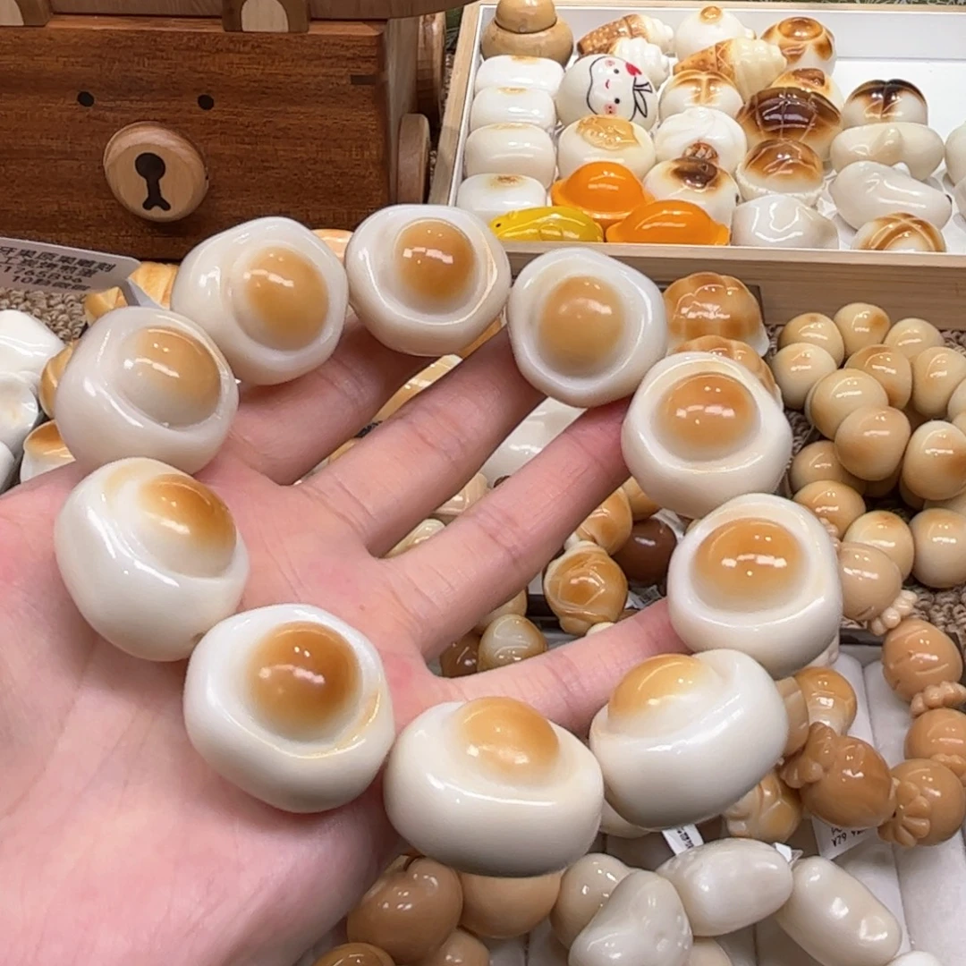 菩提根/象牙果手串10.5.16象牙果炭烤荷包蛋微瑕