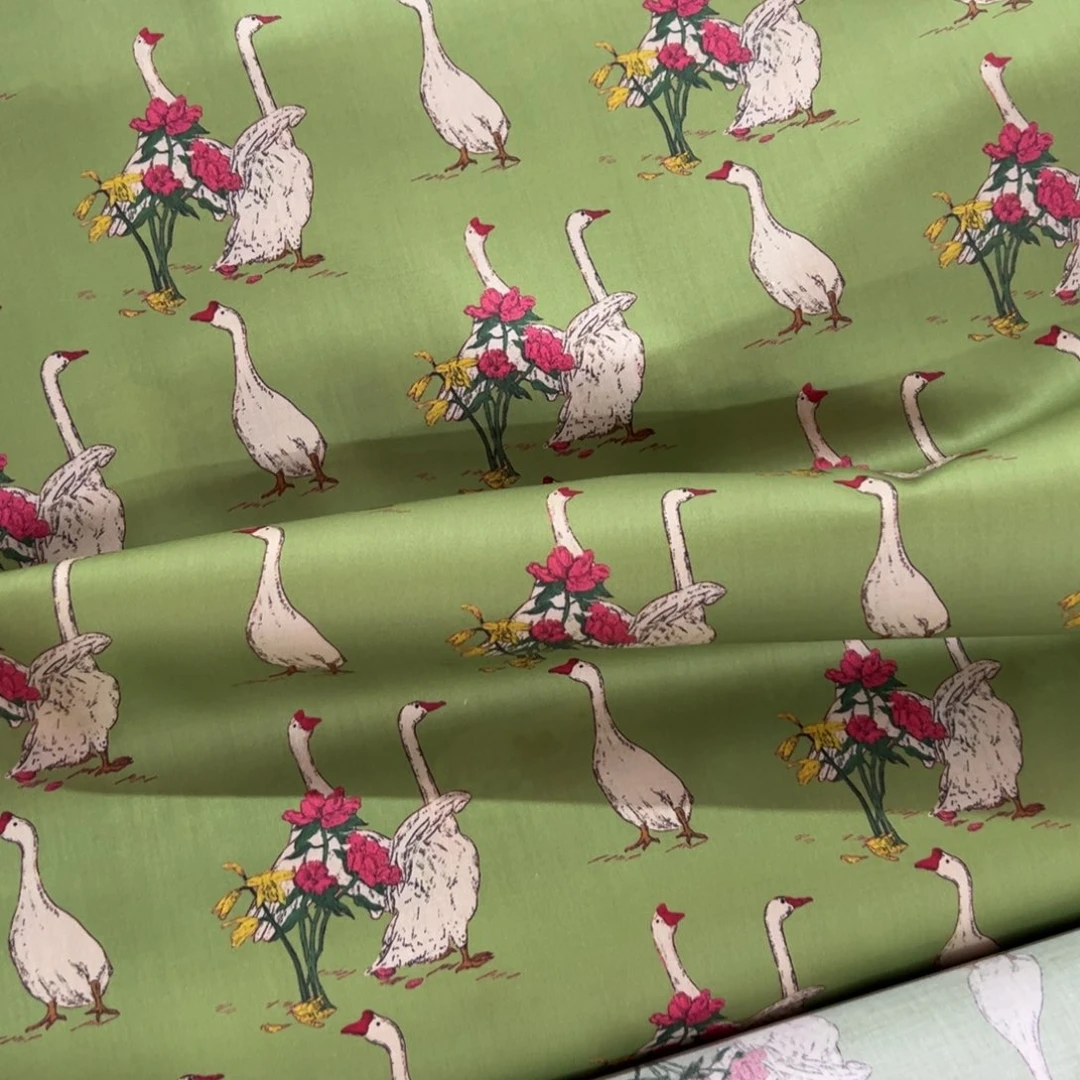 一米价纯棉80支贡缎1.5米宽果子布艺地卷