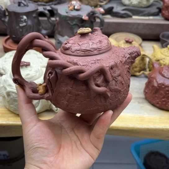 茶壶紫砂A***灵紫砂茶具礼盒