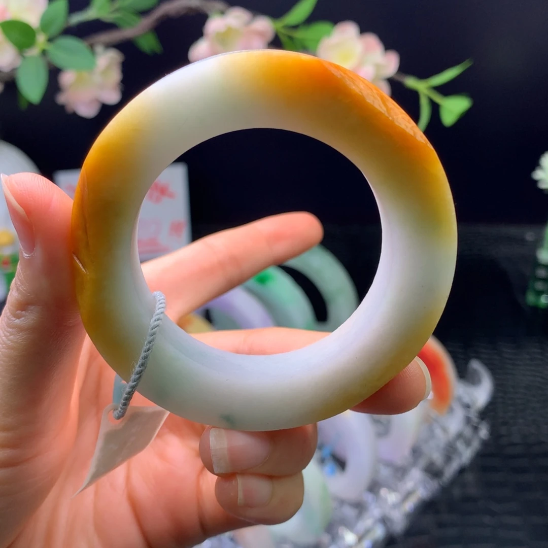 定制翡翠未镶嵌手镯48-56