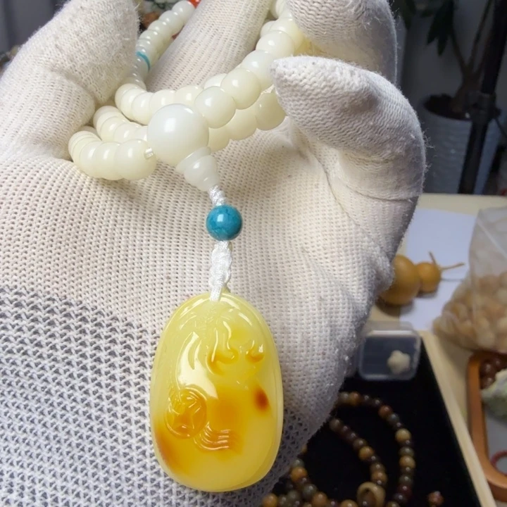 吊坠菩提根/象牙果菩提108