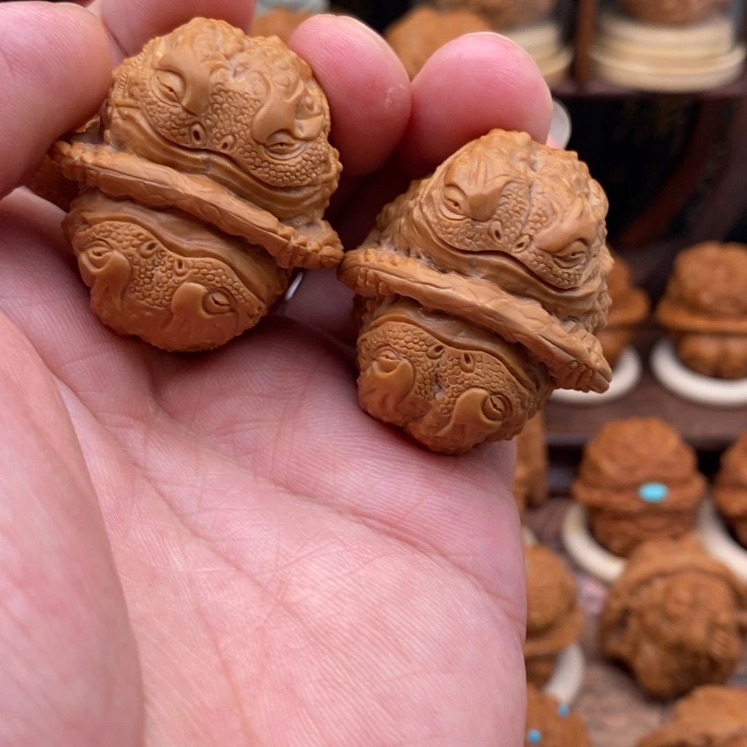 核桃手串/手链金蝉蛤蟆头