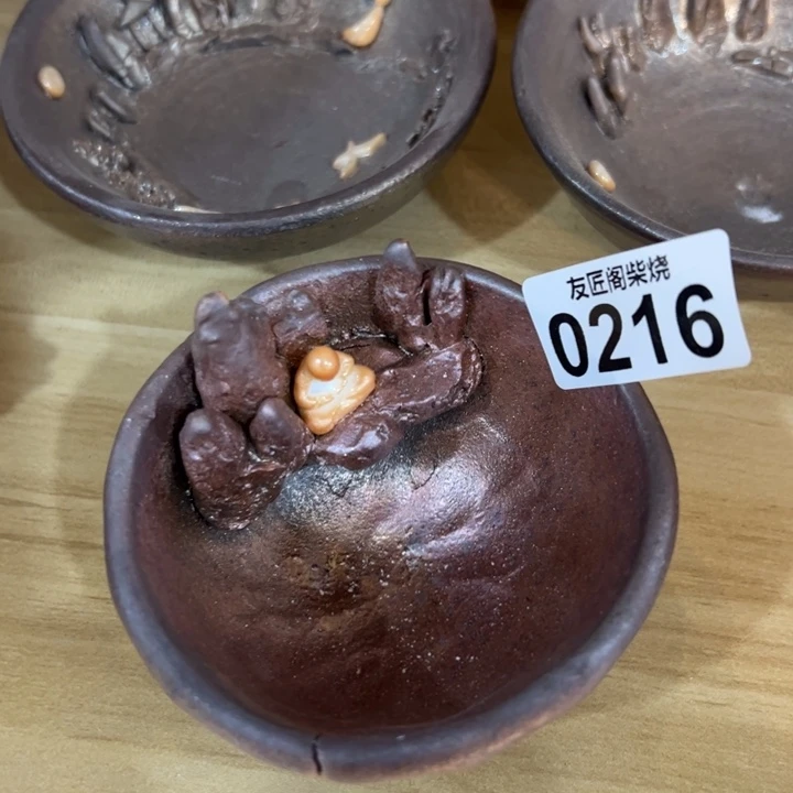 柴烧茶器，纯手工制作