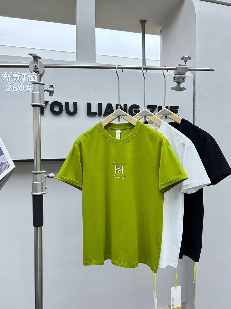 《白色》小众设计时尚撤柜新款短T-260