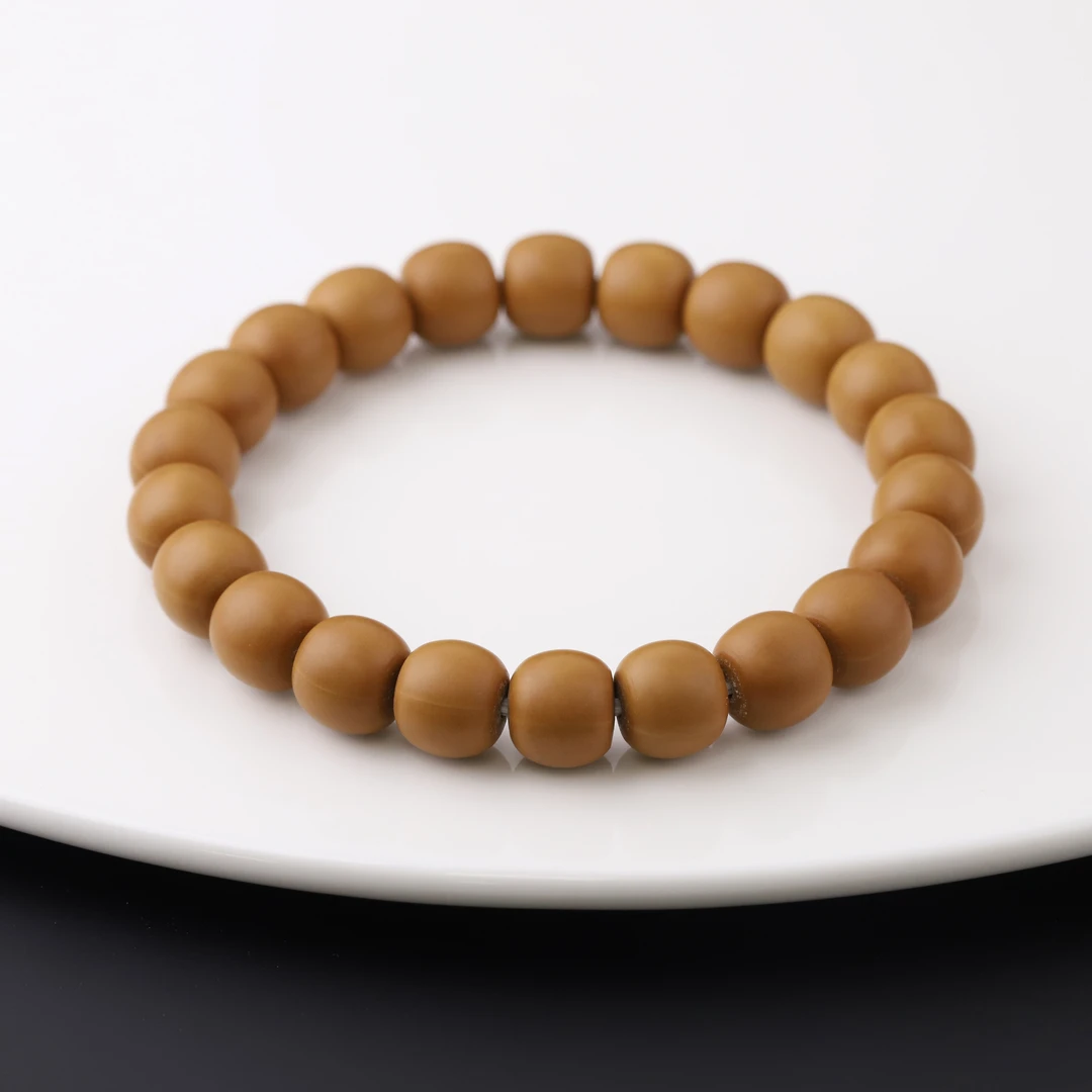 S8359【定制极限弧】原色哑光干磨猴头老型单圈文玩手串