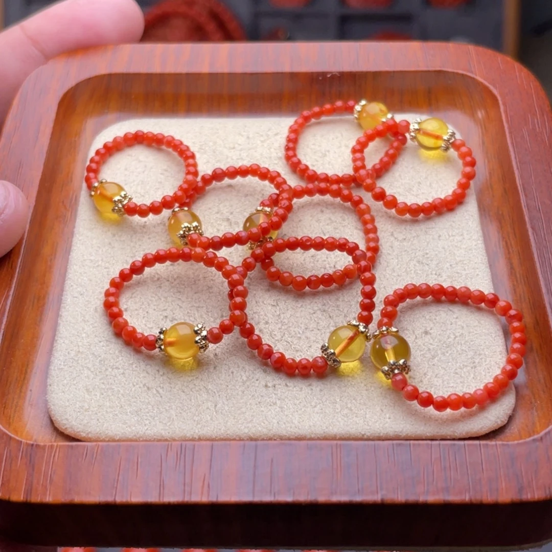 南红玛瑙未镶嵌配饰多样性发其一