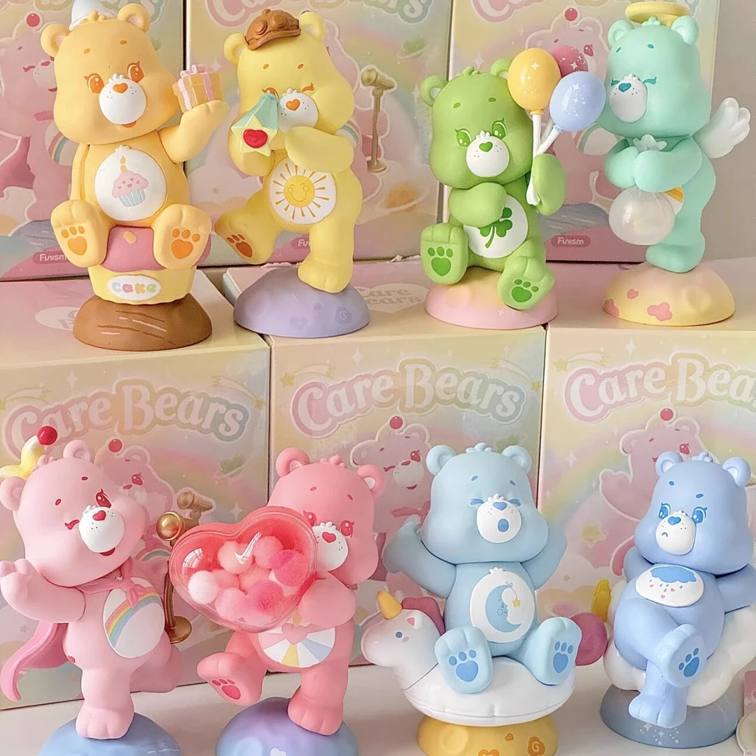 【开盒不退不H】CareBears爱心小熊治愈星球系列盲盒玩偶手办公仔