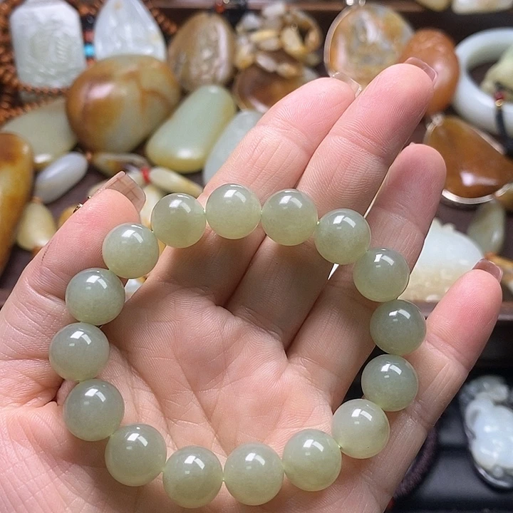 和田玉未镶嵌手链