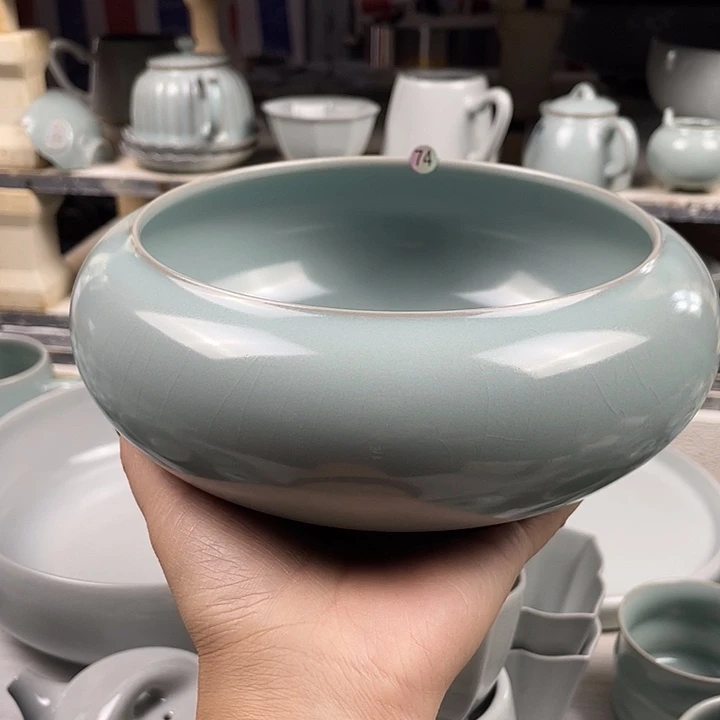 瓷片茶洗微瑕8888888