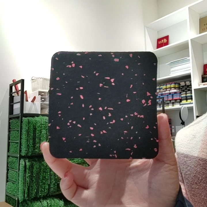 健身房橡胶地垫，卷材，样品