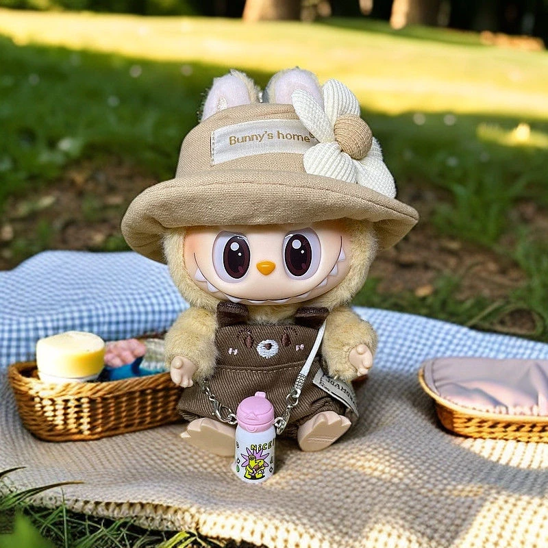 [仅娃衣]拉布布娃衣搪胶17cm衣服公仔labubu娃衣坐坐挂件服装周边