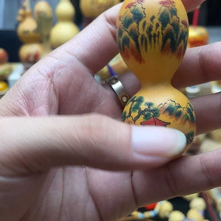 爱***包香榧木葫芦轩手把针刺葫芦