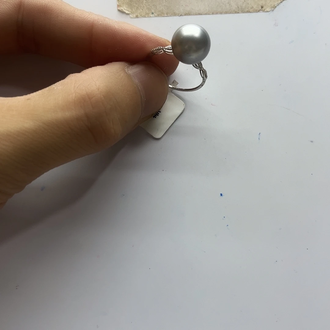 海水珍珠18K金镶嵌戒指